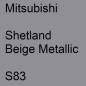 Preview: Mitsubishi, Shetland Beige Metallic, S83.